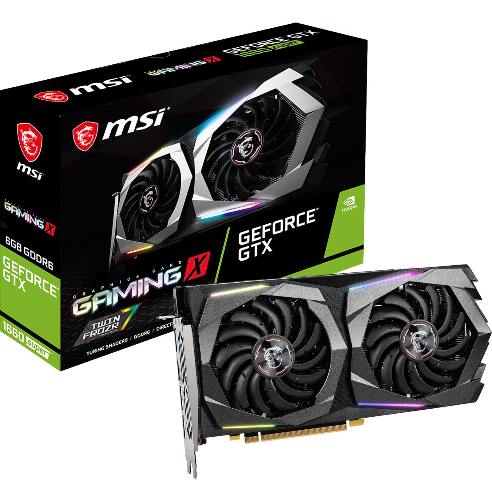 MSI GeForce GTX 1660 SUPER GAMING X 6GB OC GPU